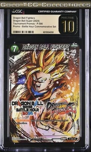 CGC 10 PRÍSTINO ⭐️ Dragon Ball FighterZ P-590 Battle Hour 2024 Promo Goku - Imagen 1 de 1