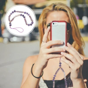 Smycze do telefonu komórkowego łańcuszek dekoracyjny akcesoria telefon komórkowy wiszący łańcuszek - Zdjęcie 1 z 12