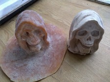 SKULL 'grim reaper' LATEX MOULD (mould only) See Pics 10x8x9cm