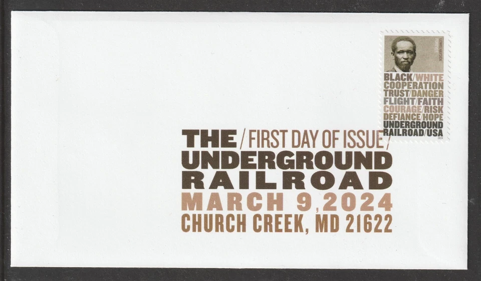 US 5840 The Underground Railroad Lewis Hayden DCP FDC 2024 - Image 1 of 1