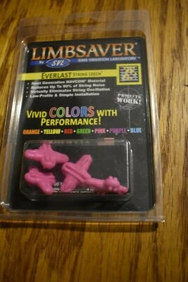 Limbsaver Everlast String Leech 4-Pack Pink Model 3337 FREE SHIPPING - Image 1 of 2