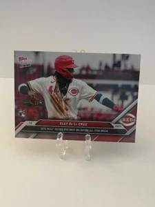 2024 MLB TOPPS NOW® 402 Elly De La Cruz - REDS RECORD BREAKER - Picture 1 of 2