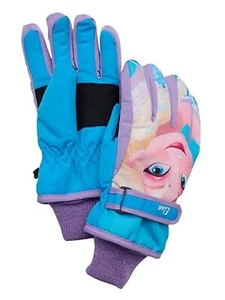 NEW NWT Disney's Frozen Elsa Ski Gloves Girls Size 4-16 Purple Pink Blue - Picture 1 of 1