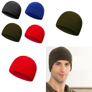 US 4 Pcs Winter Warm Skull Cap Military Polar Fleece Beanie Hat Windproof Soft - Picture 1 of 22