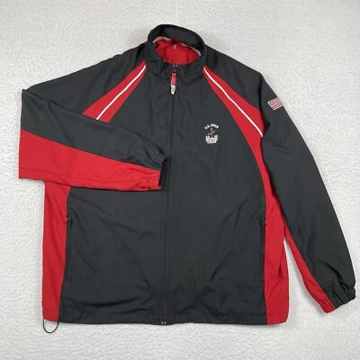 Ashworth Jacket Mens XL Red USGA US Open Bethpage Black Volunteer Golf Packable - Image 1 of 4