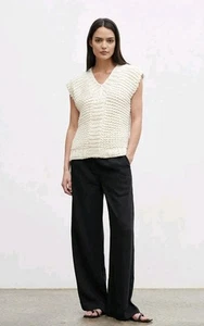 Friend Of Audrey Marant Handmade Wool Vest OATMEAL - Foto 1 di 10