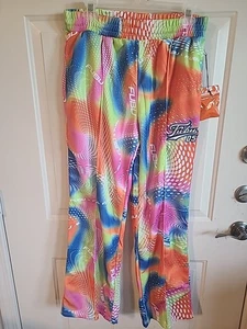 Pantalones deportivos FUBU x Forever 21 naranja multicolor pierna ancha - para mujer talla L - Imagen 1 de 6