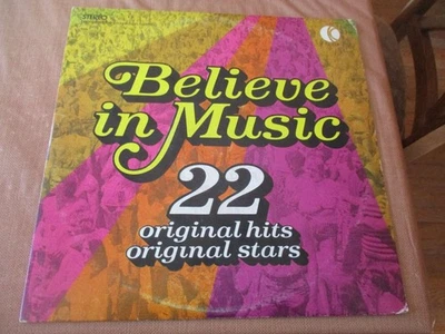 K-Tel LP-Believe In Music-22 Original Hits/Stars-Strong VG (tested)-1972/TU 227 - Image 1 of 4