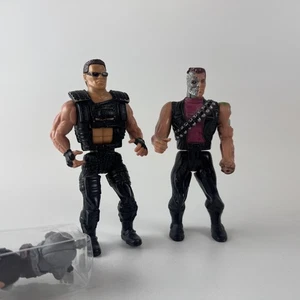 Vintage Terminator Action Figures Lot T-800 Endoskeleton Cyberdyne 90s Set - Picture 1 of 12