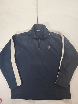 VTG Stussy 1/4 Zip Pullover Sweatshirt polo sport faded XL rare hype - Image 1 of 4