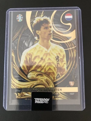 2023-24 Topps Total Football Eternal Gold Marco van Basten edición 1/5 PAÍSES BAJOS Foto 1 de 2