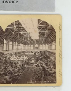 Horticultural Hall From West Centennial Exposition Philadelphia Stereoview c1876 - Picture 1 of 2