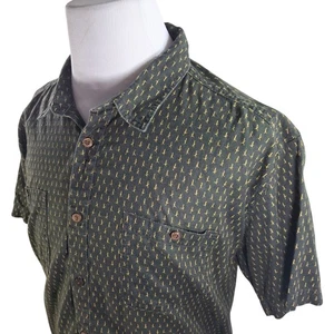 Camisa Patagonia Back Step Abotonada Manga Corta Negro Amarillo Algodón Para Hombres XXL - Imagen 1 de 8