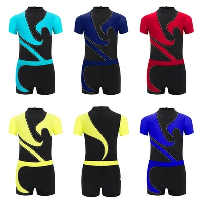 Kids Boys Outfits Modern Set Competition Dancewear Performance Costume Leotard - Image 1 of 3