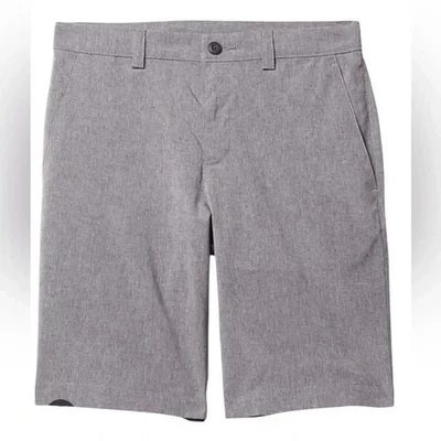 NEW PGA Tour Boys Golf Performance Shorts XL 18 Gray Stretch UPF50 - Image 1 of 4