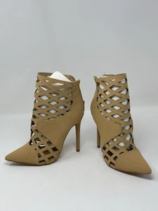 Liliana Women’s Beige Stylish Strappy High Heel Shoes Size 6 New - Picture 1 of 4