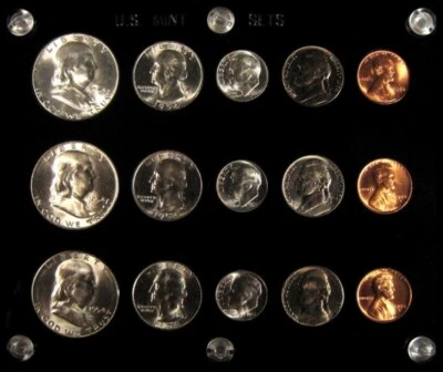 1954 P,D&S U.S. COINS GEM UNCIRCULATED SILVER MINT SET! - Image 1 of 2