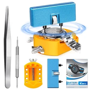 Watch Battery Replacement Kit Tool Repair Back Cover Remover Case Opener - Picture 1 of 8
