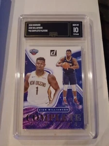 Zion Williamson 2021 Panini Donruss #15 Complete Players GMA 10 Gem Mint NBA - Picture 1 of 3