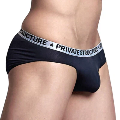 Private Structure Briefs Essence Palette Mini Brief Black 4354 - Image 1 of 4