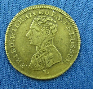 Alemania Ietton Jeton con Federico Guillermo III de Prusia muy buen estado - Imagen 1 de 2