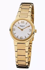 Moderne elegante Regent F-770 Swiss Movt. Edelstahl Damenuhr UVP 99,00 EUR - Bild 1 von 2