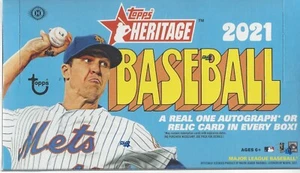 Caja de hobby de béisbol Topps Heritage 2021 sellada de fábrica - Imagen 1 de 1