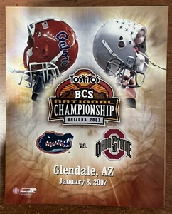 FLORIDA GATORS OHIO STATE LOGO 8x10 FOTO FOOTBALL 2007 TOSTITOS BCS NATIONAL - Bild 1 von 1