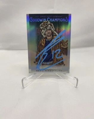 Paul Bissonnette Autograph 2021 Upper Deck Goodwin Champions Chrome Silver #39 - Image 1 of 2
