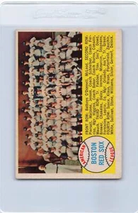 1958 Topps #312 Boston Red Sox Team EX/MT *6254 - Picture 1 of 2