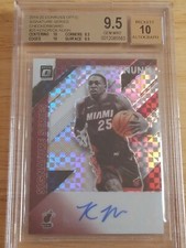 🔥2019 Donruss Optic Kendrick Nunn 1 of 1 Checkerboard Sig. Series BGS 9.5/10🔥