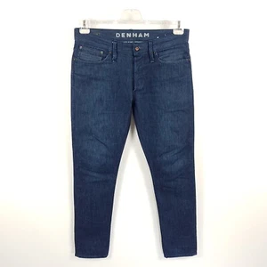 Denham Jeans Razor Herren W31 L32 Blau Slim-Fit Tapered Stretch Denim Hose - Bild 1 von 7