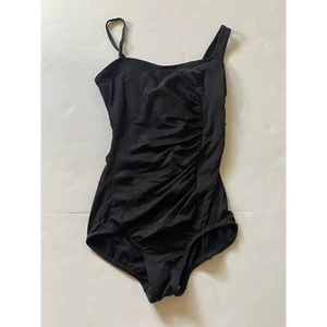 NUEVO CON ETIQUETAS Body Wrappers Negro Tanque Leotardo P356 Talla ALTO - Imagen 1 de 6