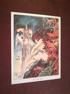 Impresión firmada por Joe Kubert de 1992 Visions of Arzach Moebius portafolio - Imagen 1 de 3