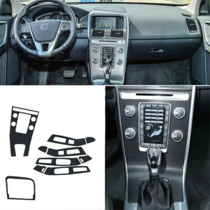 Calcomanías adhesivas de fibra de carbono para consola central interior para Volvo XC60 - Imagen 1 de 12