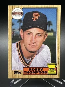 1987 Topps Robby Thompson Rookie Card #658 San Francisco Giants - Picture 1 of 2
