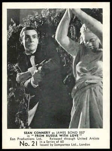 Somportex - 'James Bond 007 Film Scenes' (1964) - Sean Connery in "From Russi... - Picture 1 of 2