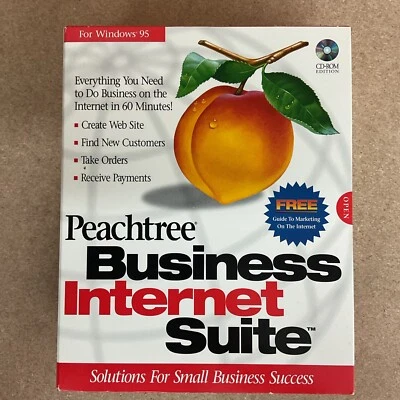 Peachtree Business Internet Suite Windows 95 Big Box CD-ROM - Image 1 of 4