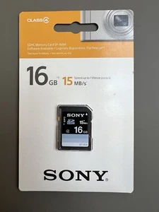Sony SDHC Memory Card SF-16N4 16GB - Picture 1 of 2