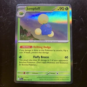 Pokémon TCG Jumpluff Paldea Evolved 003/193 Holo Rare - Picture 1 of 3