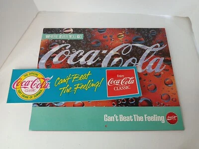 Calendario y pegatina de parachoques Coca-Cola de colección de los años 90 Coca-Cola Can't Beat The Feeling Foto 1 de 4