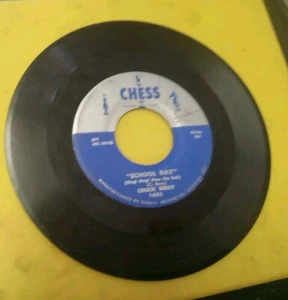 Chuck Berry School Day Deep Feeling 45 on Chess Records 1653 FREE US SHIPPING - Picture 1 of 6