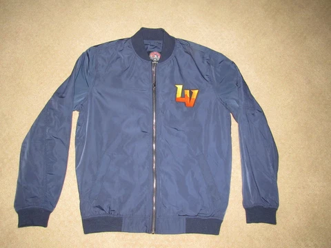 LAS VEGAS AVAITORS MEN'S MILB BLUE ZIP UP LONG SLEEVE JACKET SIZE L Cover