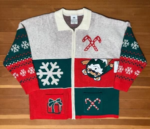 NWT Adult XL Star Wars Disney Ewok Christmas Spirit Jersey Cardigan Sweater - Picture 1 of 11