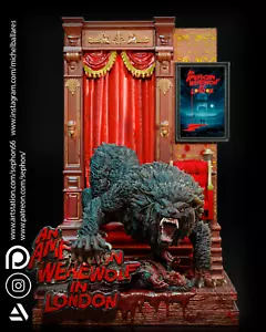 An American Werewolf in London Diorama/3D Printed/Unpainted/Unassembled/GK - Bild 1 von 6