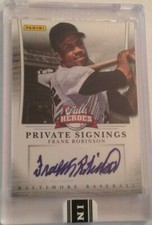 2013 Panini Fall Heroes Private Signings FRANK ROBINSON AUTO #1/5 Made ORIOLES