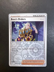 Reverse Holo Boss's Orders 172/193 Rare Paldea Evolved Pokemon Trainer MINT - Picture 1 of 1