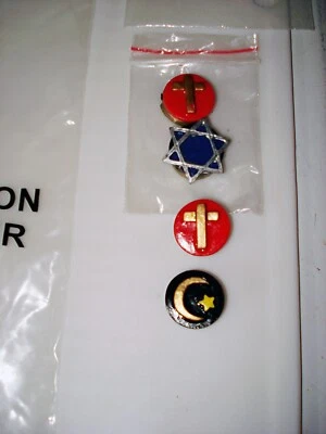 From HSN made for Story Book Knit Clothing -Set Of 3 Button Covers -Jewish - Image 1 of 3