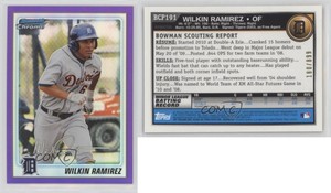 2010 Bowman Chrome Prospects Purple Refractor /899 Wilkin Ramirez #BCP191