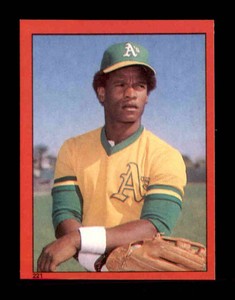 1982 Topps Stickers #221 Rickey Henderson   EXMT X2488449
